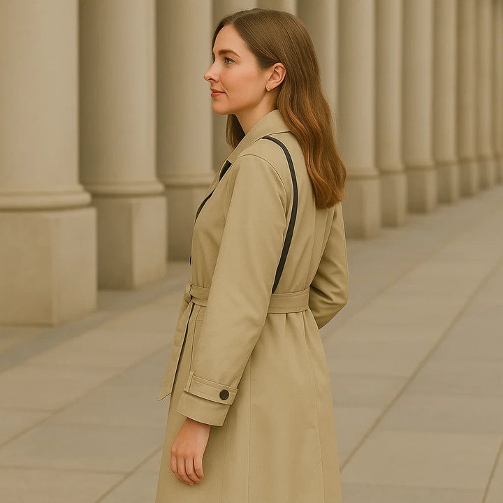 Dalvyn | Belted Double-Breasted Trench